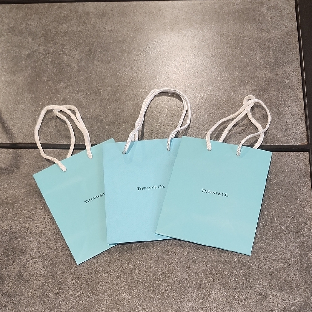 Tiffany & Co. Aqua Blue Shopping Bags